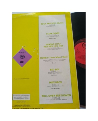 The Beatles Rock N Roll Music Volume I mfp 1981 Spain Edit - LP Vinilo 12" VG/VG