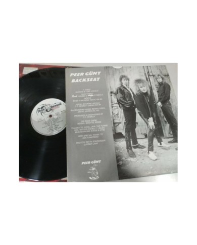 Peer Gunt Backseat 1987 High Dragon France Edition - LP Vinilo 12" VG/VG 2T