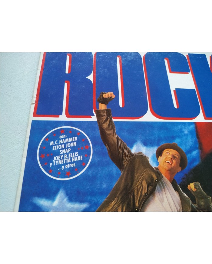 Rocky V Soundtrack MC Hammer Elton John 1990 Spain Press LP Vinilo 12" VG/VG Am