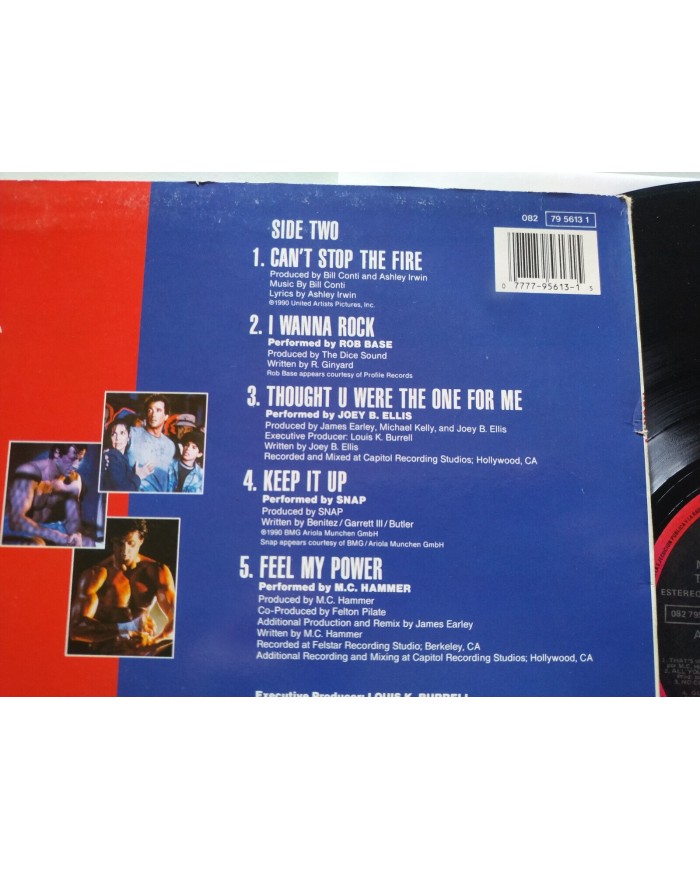 Rocky V Soundtrack MC Hammer Elton John 1990 Spain Press LP Vinilo 12" VG/VG Am