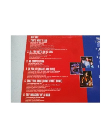 Rocky V Soundtrack MC Hammer Elton John 1990 Spain Press LP Vinilo 12" VG/VG Am