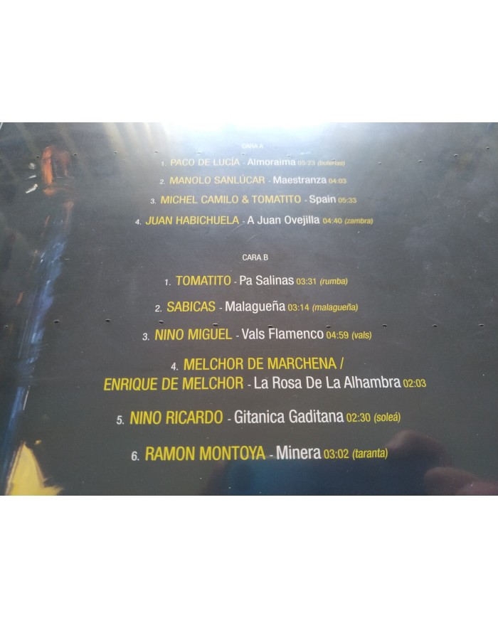 Pa Saber de Guitarra La Flamenca Paco de LuciaTomatito 2021 LP Vinilo 12" Nuevo