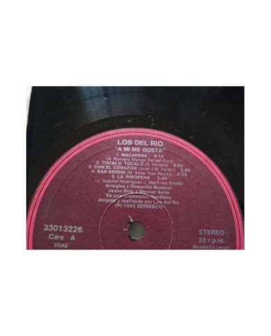 Los Del Rio A Mi Me Gusta Incluye Macarena 1993 CFE - LP Vinilo 12" VG/VG 3T