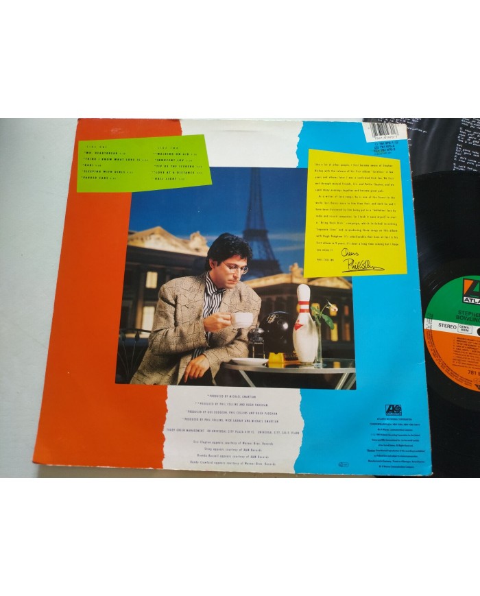 Stephen Bishop Bowling In Paris 781970-1 Atlantic 1989 - LP 12" Vinilo VG/VG Am