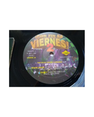 ? Por Fin Es Viernes ! Pino D?Angio Lime Max Music 1992 2 x LP Vinilo 12" VG/VG ? Por Fin Es Viernes ! Pino D?Angio Lime Max Music 1992 2 x LP Vinilo 12" VG/VG