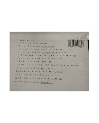 Jethro Tull M.U. The Best Of Jethro Tull Chrysalis - LP Vinilo 12" VG+/VG+ 4T Jethro Tull M.U. The Best Of Jethro Tull Chrysalis - LP Vinilo 12" VG+/VG+ 4T
