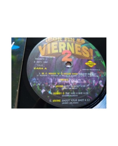 ? Por Fin Es Viernes ! Pino D?Angio Lime Max Music 1992 2 x LP Vinilo 12" VG/VG ? Por Fin Es Viernes ! Pino D?Angio Lime Max Music 1992 2 x LP Vinilo 12" VG/VG