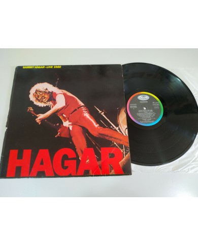 Sammy Hagar Live 1980 Capitol Spain Edition 1983 - LP Vinilo 12" VG/VG - 2T