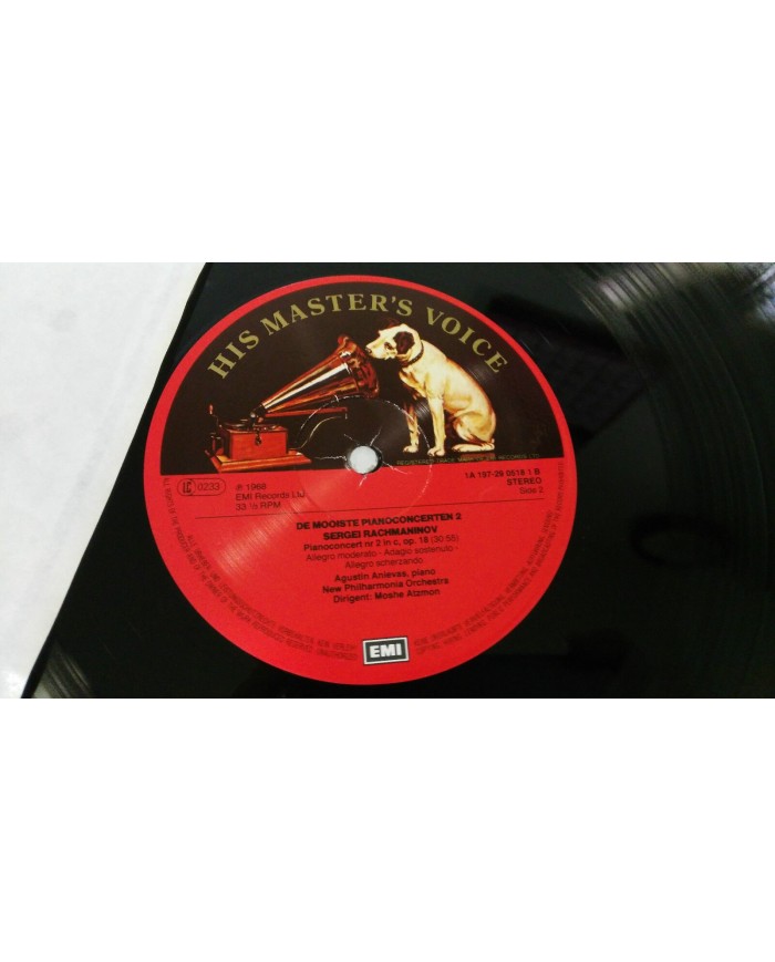 PIANO CONCERTEN:2 BEETHOVEN MOZART CHOPIN BOX 4 LP EMI HIS MASTER VOICE 1985