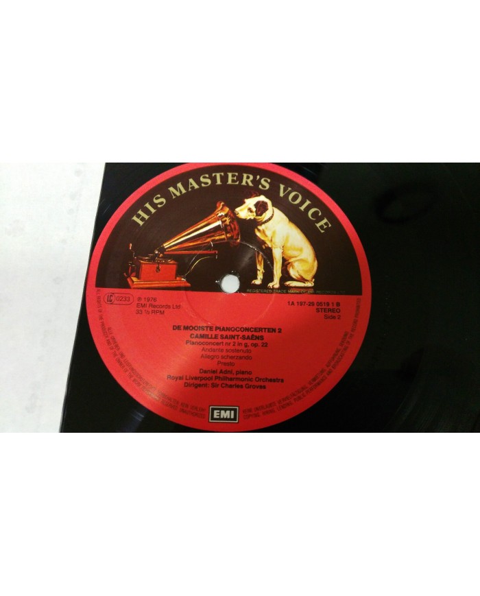 PIANO CONCERTEN:2 BEETHOVEN MOZART CHOPIN BOX 4 LP EMI HIS MASTER VOICE 1985
