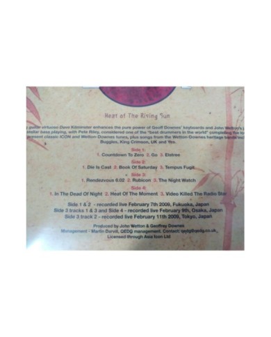 JOHN WETTON GEOFFREY DOWNES ICON 1000 MADE Vinilo 12" LP ASIA YES - 3T