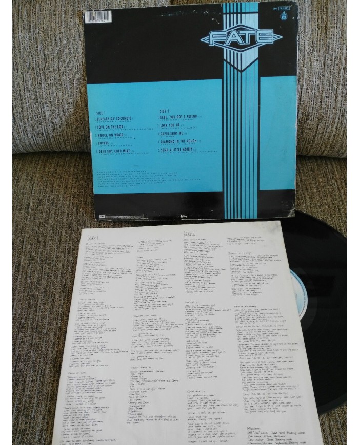 FATE CRUISIN FOR A BRUISIN LP 12" VINILO VINYL 1988 G+/VG SPANISH ED HISPAVOX 4T