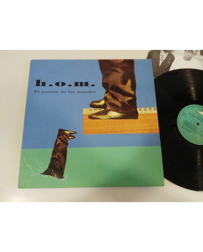 H.O.M. HOM EL PUENTE DE LOS MUNDOS LP VINYL VINILO VG/VG 1991 PACETTI - AG