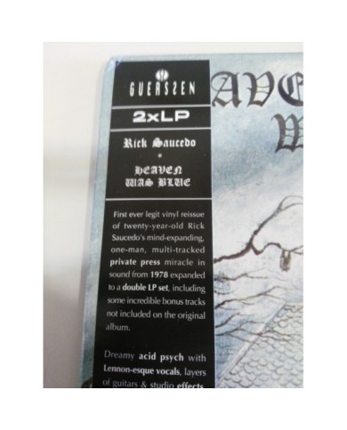 RICK SAUCEDO HEAVEN WAS BLUE LP VINILO VINYL 12" 2014 SPANISH EDIT Nuevo - 4T