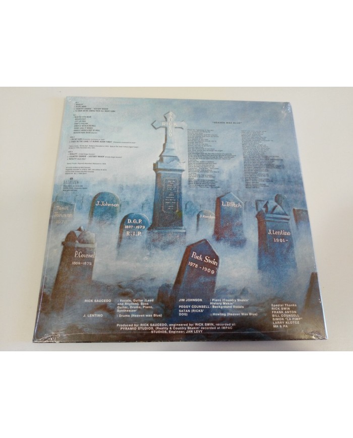 RICK SAUCEDO HEAVEN WAS BLUE LP VINILO VINYL 12" 2014 SPANISH EDIT Nuevo - 4T