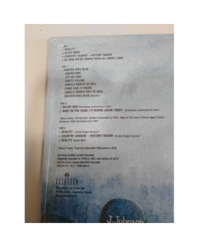 RICK SAUCEDO HEAVEN WAS BLUE LP VINILO VINYL 12" 2014 SPANISH EDIT Nuevo - 4T