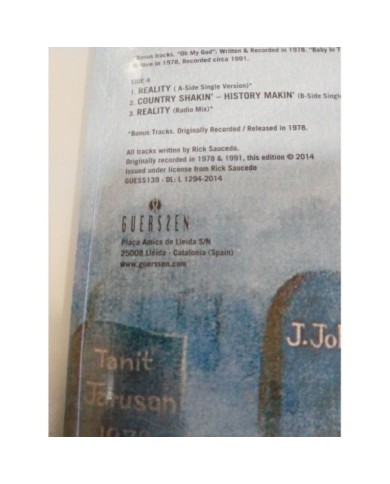 RICK SAUCEDO HEAVEN WAS BLUE LP VINILO VINYL 12" 2014 SPANISH EDIT Nuevo - 4T