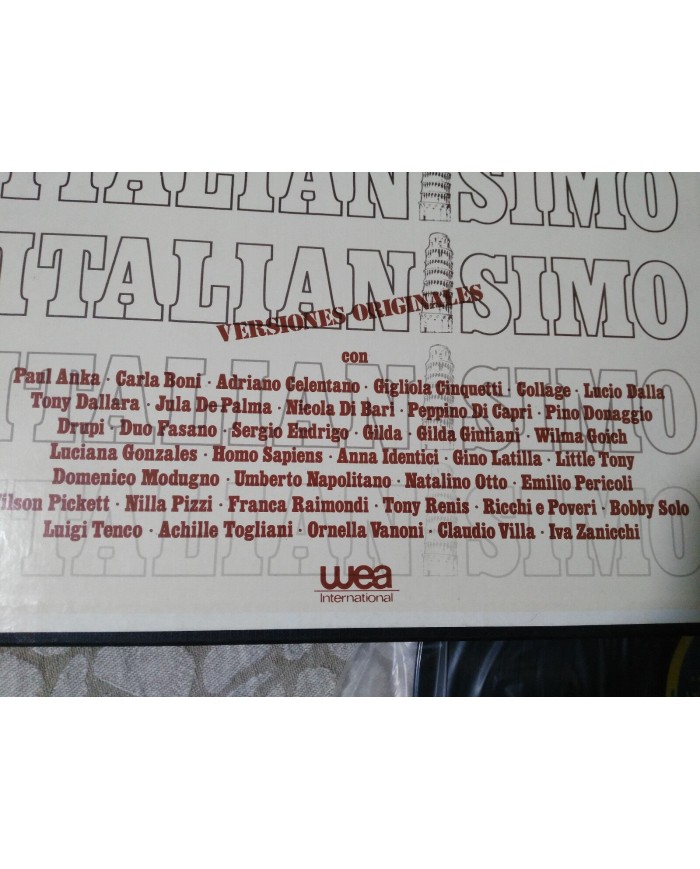 ITALIANISIMO RICCHI E POVERI WEA 1978 VG/VG CAJA CON 3 X LP 12" VINYL VINILO
