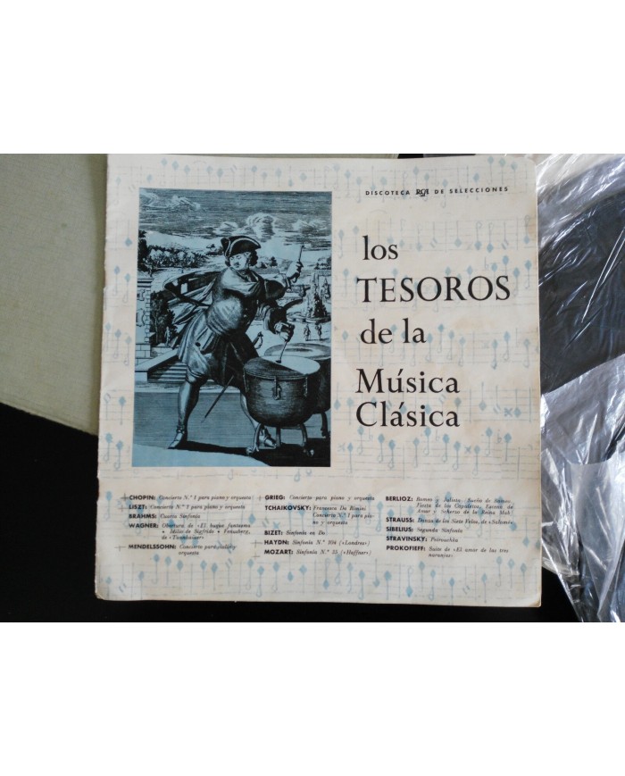 LOS TESOROS DE LA MUSICA CLASICA 8 X LP VINYL VINILO 12" RCA 1963 CHOPIN LISZT