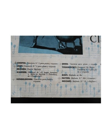 LOS TESOROS DE LA MUSICA CLASICA 8 X LP VINYL VINILO 12" RCA 1963 CHOPIN LISZT