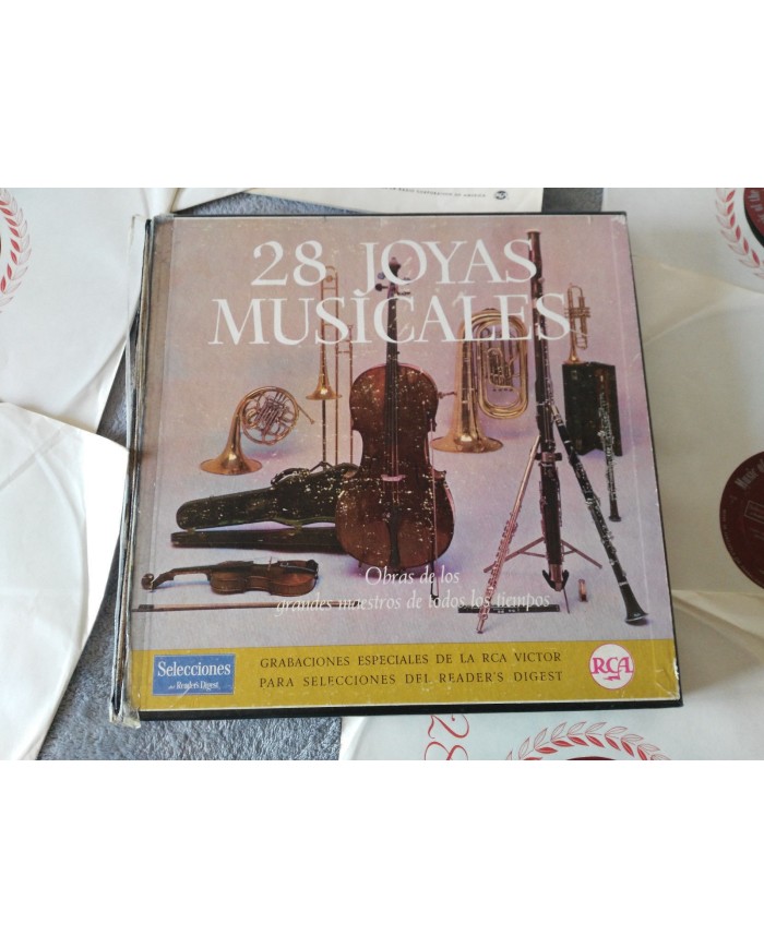 28 JOYAS MUSICALES READER?S DIGEST RCA  - 12 X LP VINYL G+/VG ED VENEZUELA 1960