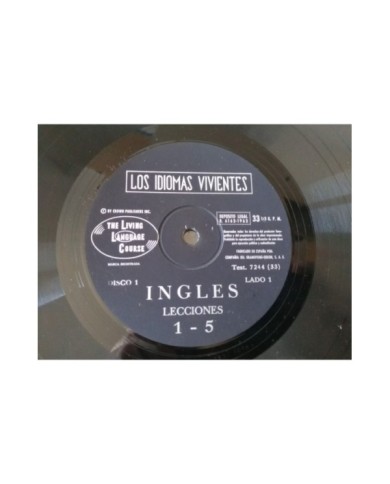 LIVING ENGLISH 40 LESSONS CURSO INGLES - 4 X LP 10" VINILO VINYL G+/VG 1957