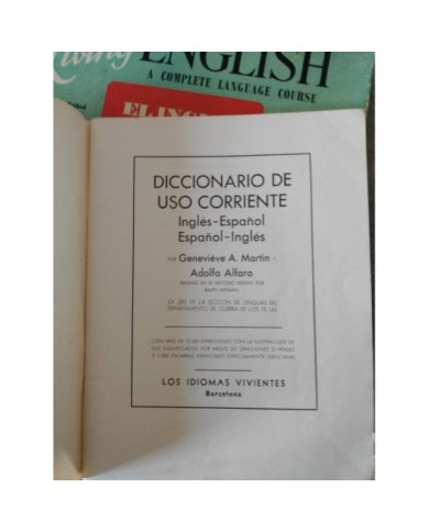 LIVING ENGLISH 40 LESSONS CURSO INGLES - 4 X LP 10" VINILO VINYL G+/VG 1957