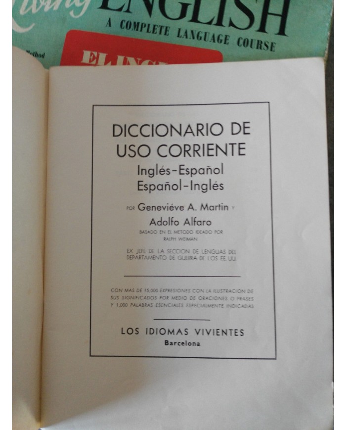 LIVING ENGLISH 40 LESSONS CURSO INGLES - 4 X LP 10" VINILO VINYL G+/VG 1957