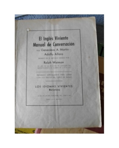 LIVING ENGLISH 40 LESSONS CURSO INGLES - 4 X LP 10" VINILO VINYL G+/VG 1957