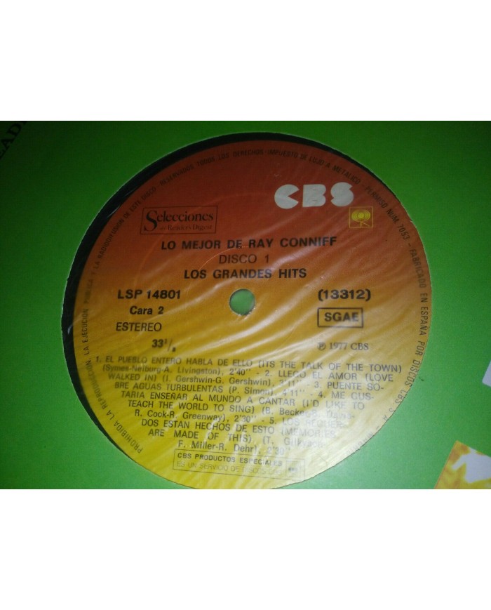 LO MEJOR DE RAY CONNIFF COLECCION 8 X LP - SPANISH EDITION LP 12" VINILO VG/VG