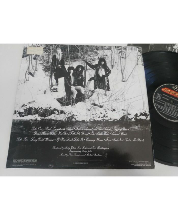 Cinderella Long Cold Winter Spain Edition 1988 - LP 12" Vinilo VG/VG 4T