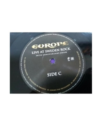 Europe Live at Sweeden Rock 30th Anniversary Show 2014 3x LP 12" Vinilo VG/VG Am