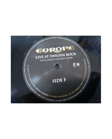 Europe Live at Sweeden Rock 30th Anniversary Show 2014 3x LP 12" Vinilo VG/VG Am