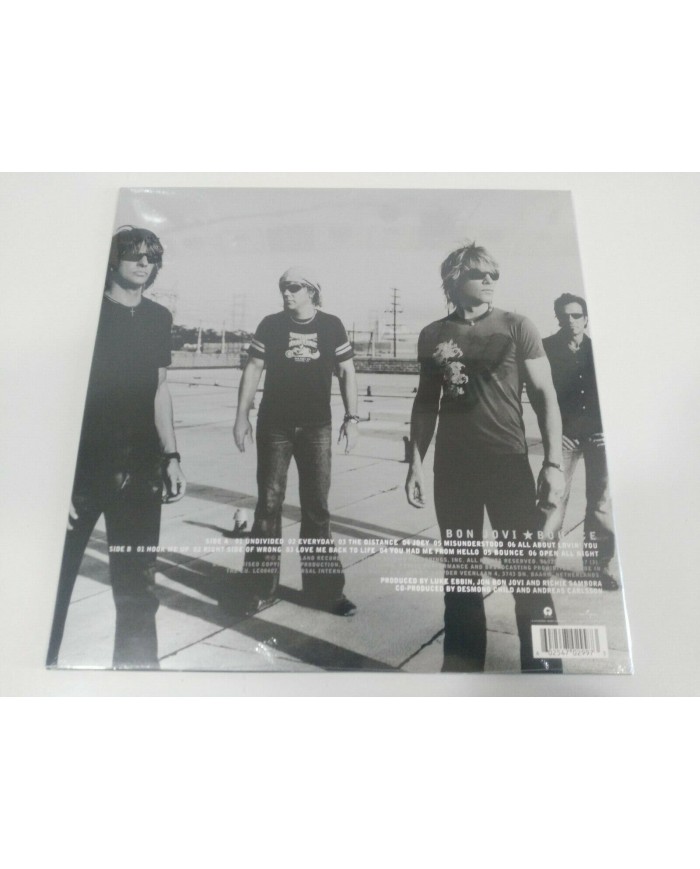 Bon Jovi Bounce 2016 Island Records - LP Vinilo 12" Nuevo - 4T