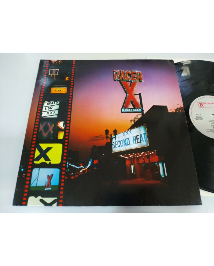 Racer X Second Heat Roadrunner 1987 Paul Gilbert - LP Vinilo 12" VG/VG - 3T
