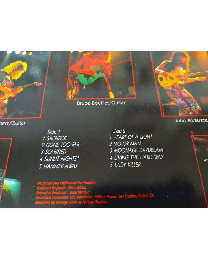 Racer X Second Heat Roadrunner 1987 Paul Gilbert - LP Vinilo 12" VG/VG - 3T