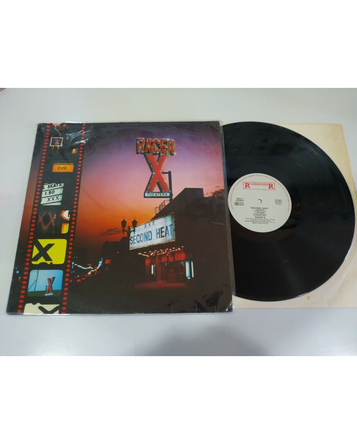 Racer X Second Heat Roadrunner 1987 Paul Gilbert - LP Vinilo 12" VG/VG - 3T