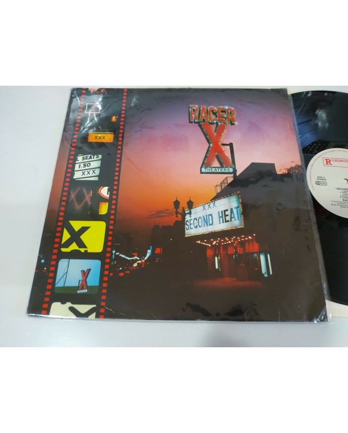 Racer X Second Heat Roadrunner 1987 Paul Gilbert - LP Vinilo 12" VG/VG - 3T