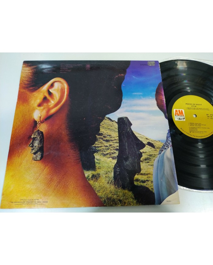 Styx Pieces of Eight - INDIA Edition 1978 A&M - LP Vinilo 12" VG/VG