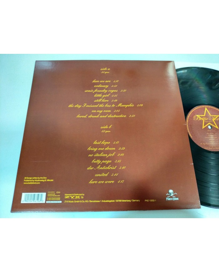 Bettie Ford League of Fools German Edition 2004 - LP Vinilo 12" VG+/VG+ - 2T