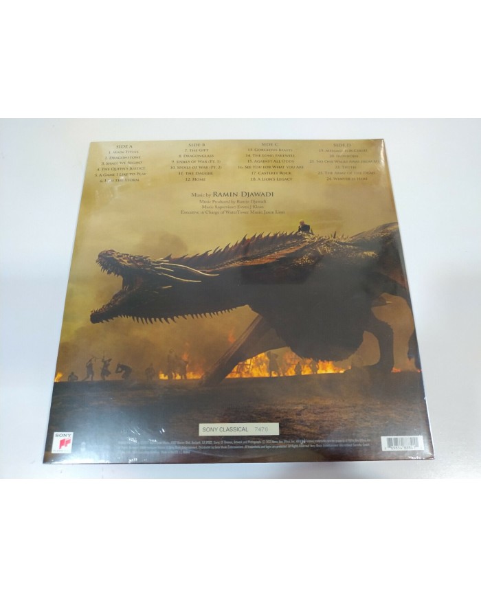Game of Thrones Temporada 7 Limitada N 7469 2 x LP Vinilo Coloreado 12" Nuevo 4T