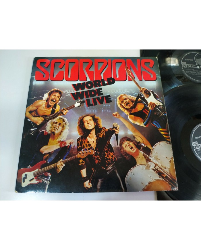 Scorpions World Wide Live UK Edition 1985 Harvest - 2 x LP Vinilo 12" VG/VG 4T