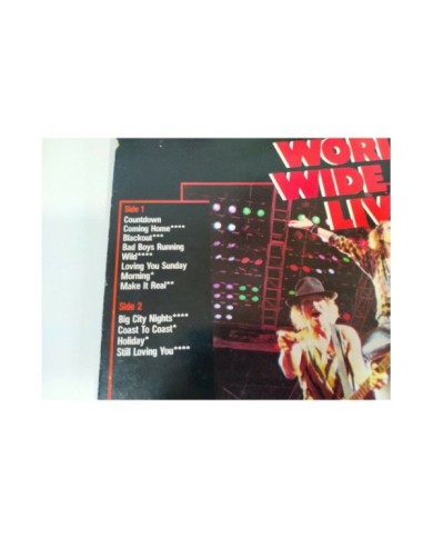 Scorpions World Wide Live UK Edition 1985 Harvest - 2 x LP Vinilo 12" VG/VG 4T Scorpions World Wide Live UK Edition 1985 Harvest - 2 x LP Vinilo 12" VG/VG 4T