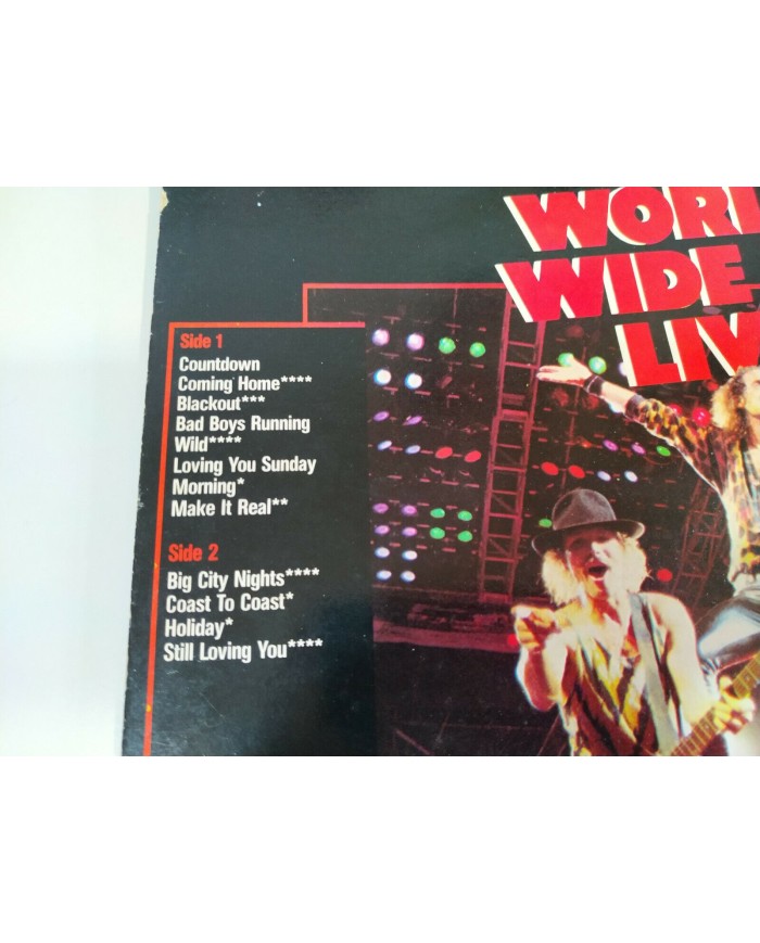 Scorpions World Wide Live UK Edition 1985 Harvest - 2 x LP Vinilo 12" VG/VG 4T