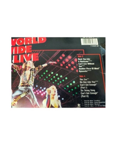 Scorpions World Wide Live UK Edition 1985 Harvest - 2 x LP Vinilo 12" VG/VG 4T Scorpions World Wide Live UK Edition 1985 Harvest - 2 x LP Vinilo 12" VG/VG 4T