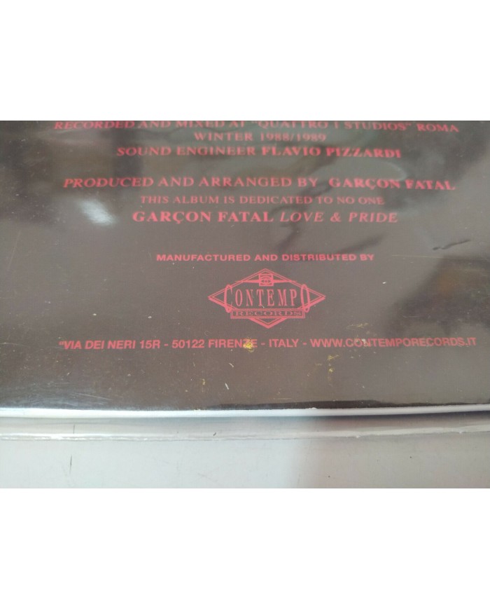 Garcon Fatal Love & Pride Italia Edition - LP 12" Vinilo Rojo VG+/VG+ - 5T