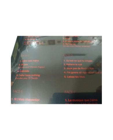 Johnny Hallyday Born Rocker Tour Omnisports Paris 3x LP Vinilo Rojo 12" NUEVO 4T