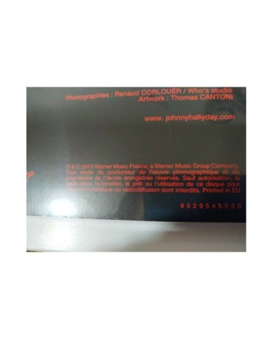 Johnny Hallyday Born Rocker Tour Omnisports Paris 3x LP Vinilo Rojo 12" NUEVO 4T