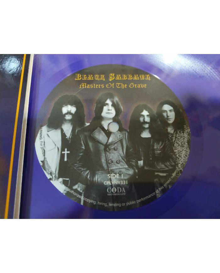Black Sabbath Masters of the Grave Limited Edition Purple Vinyl LP Vinilo 12"
