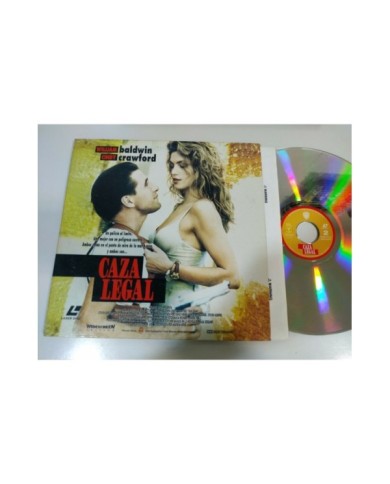 Caza Legal Cindy Crawford William Baldwin - Laserdisc LD ESPA?OL Caza Legal Cindy Crawford William Baldwin - Laserdisc LD ESPA?OL